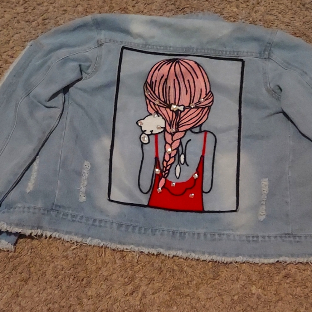 A jacket it is very soft sightley warn